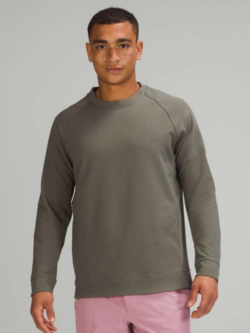 Lululemon City Sweat Crew Grey Sage. Size med